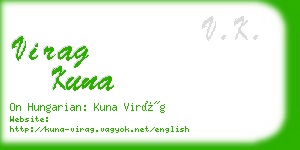 virag kuna business card